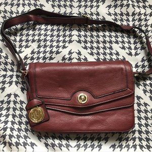 London Fog Crossbody Bag Red